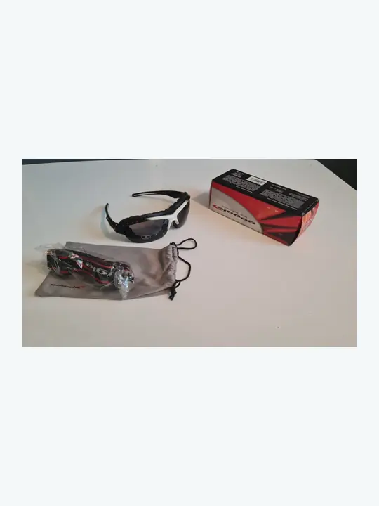 Sportbrille, Multisportbrille mit Windschutz, Bügel-Band System
