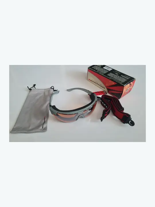 Sportbrille, Multisportbrille mit Windschutz, Bügel-Band System