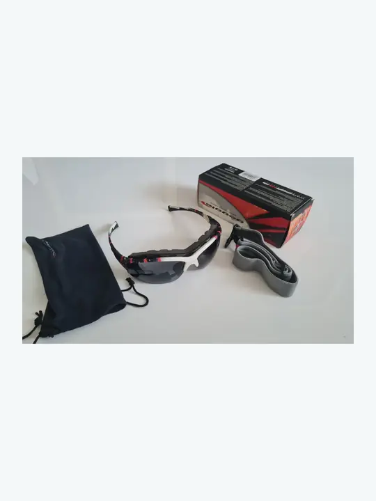 Sportbrille, Multisportbrille mit Windschutz, Bügel-Band System