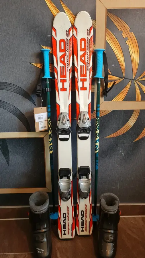 Kinderski-Set Head in 107 cm, Schuhe Gr. 33