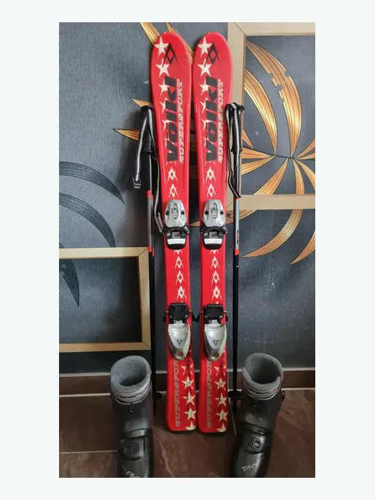 Kinderski-Set Völkl in 110 cm, Schuhe Gr. 35