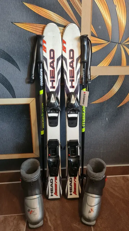 Kinderski-Set Head in 87 cm, Schuhe Gr. 31