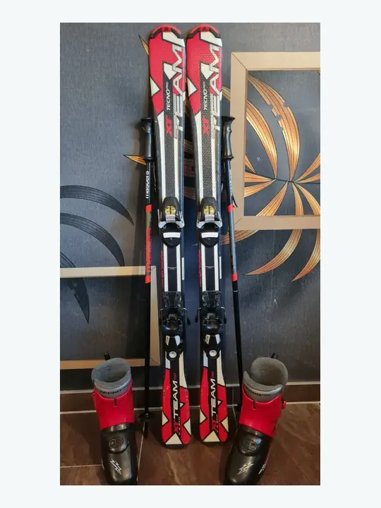 Kinderski-Set Techno Pro in 120 cm, Schuhe Gr. 36,5-37