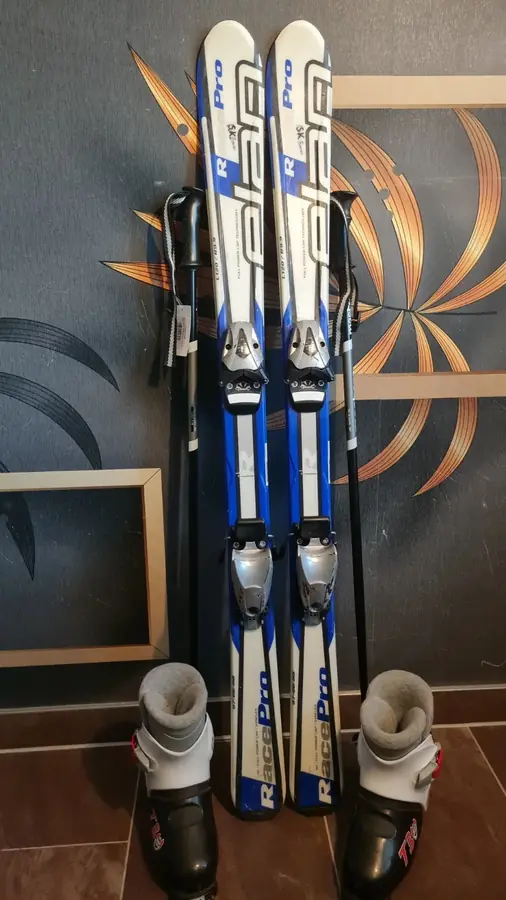 Kinderski-Set Elan in 120 cm, Schuhe Gr. 35