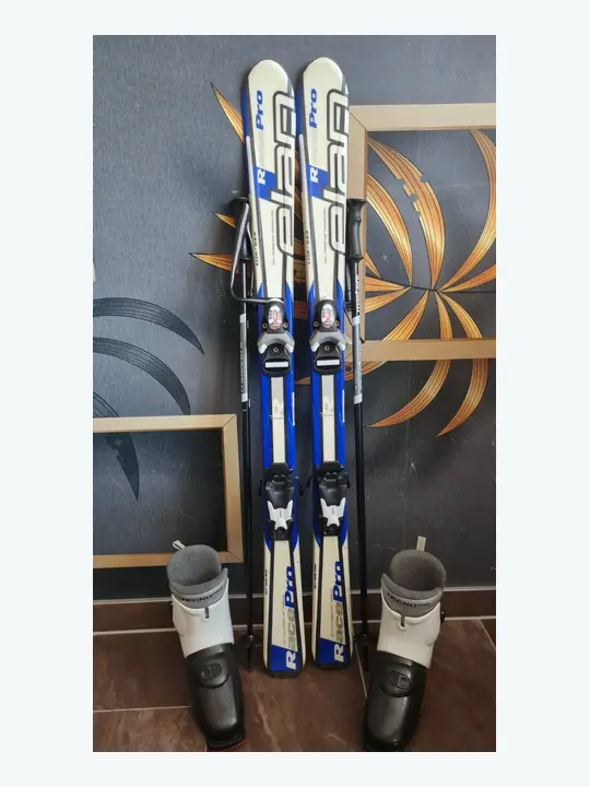 Kinderski-Set Elan in 120 cm, Schuhe Gr. 37