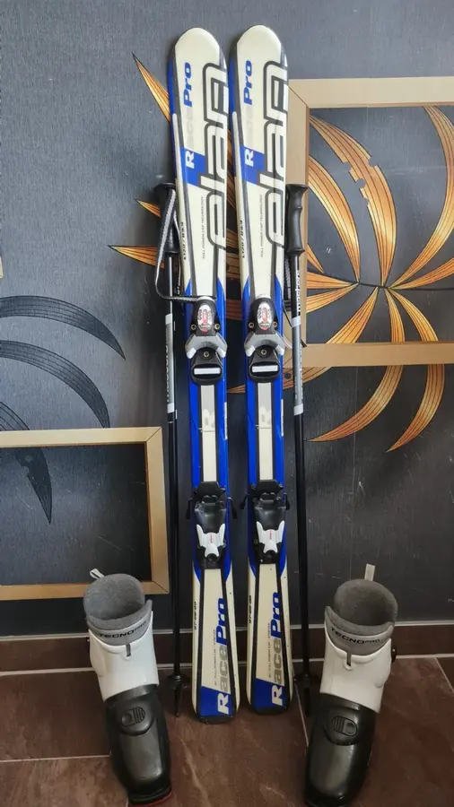Kinderski-Set Elan in 120 cm, Schuhe Gr. 37