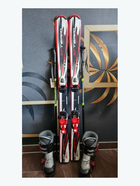 Kinderski-Set Techno Pro in 120 cm, Schuhe Gr. 36,5-37