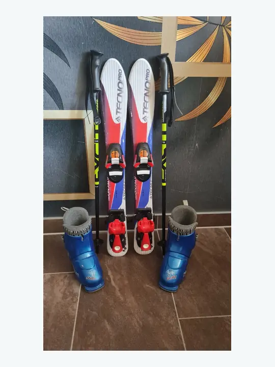 Kinderski-Set Techno Pro in 70 cm, Schuhe Gr. 27