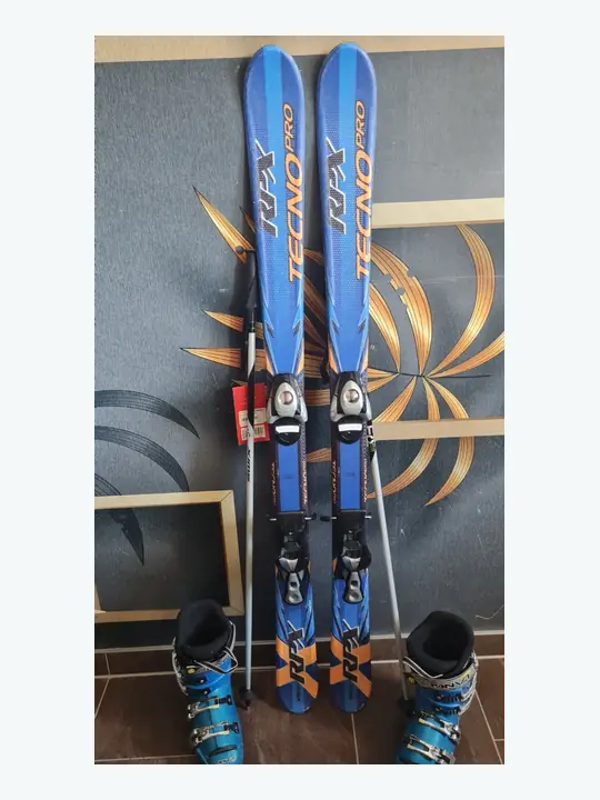 Kinderski-Set Techno Pro in 137 cm, Schuhe Gr. 38-38,5