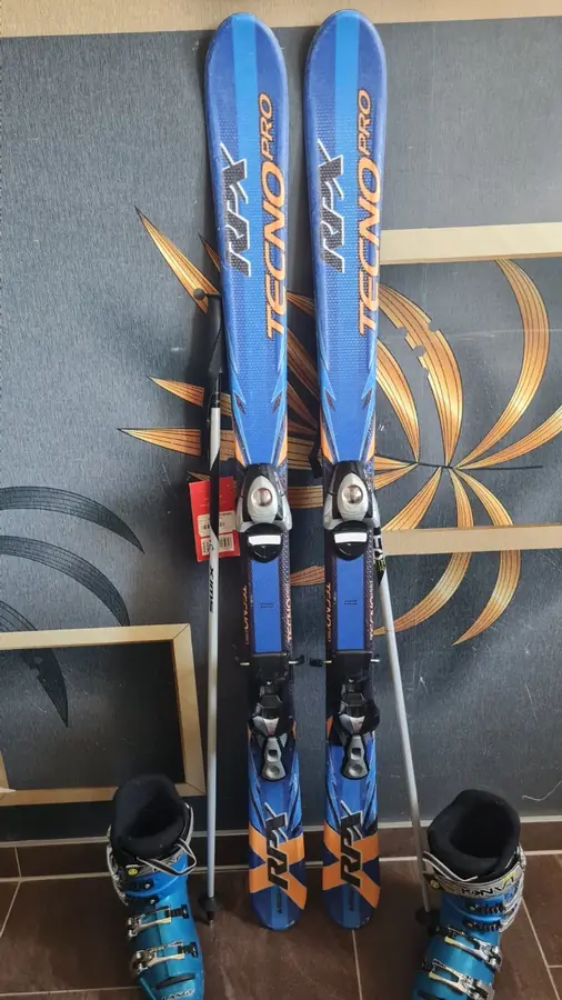Kinderski-Set Techno Pro in 137 cm, Schuhe Gr. 38-38,5