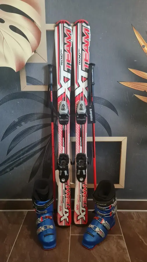 Kinderski-Set Techno Pro in 120 cm, Schuhe Gr. 37-37,5
