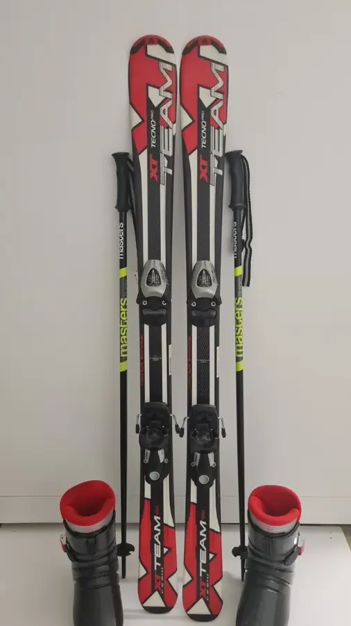 Kinderski-Set Techno Pro in 120 cm, Schuhe Gr. 35-35,5