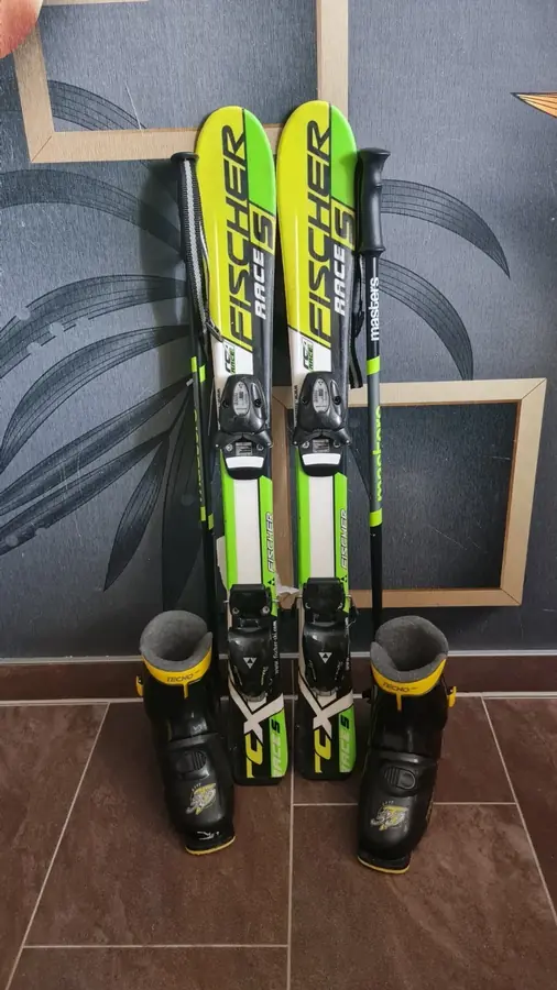 Kinderski-Set Techno Pro in 90 cm, Schuhe Gr. 32,5-33