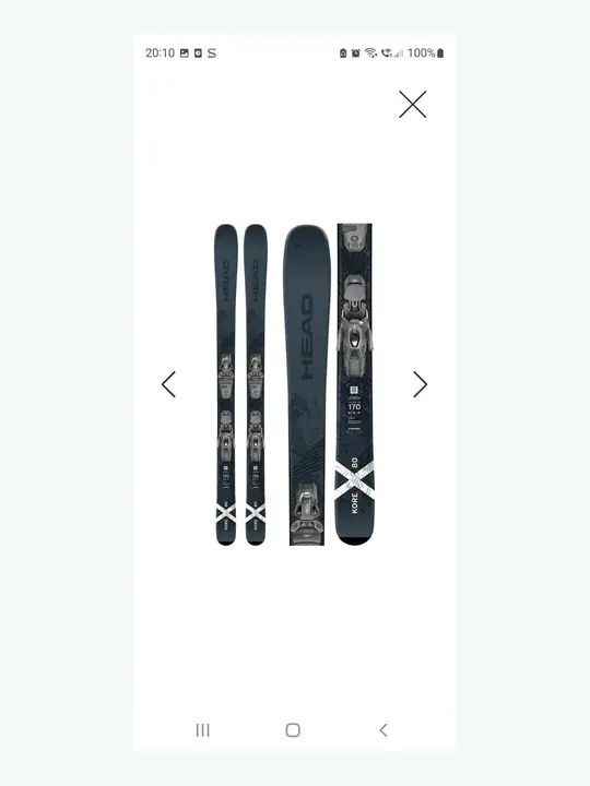 Ski Head Core X80  nklusive Bindung in 163 cm